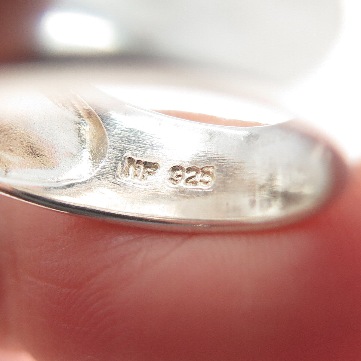 CHAPAL ZENRAY 925 Sterling Silver Vintage Modernist Ring Size 7.25