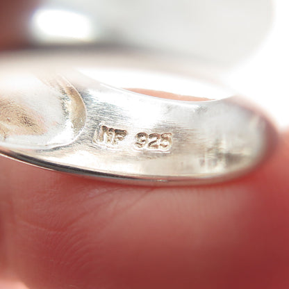 CHAPAL ZENRAY 925 Sterling Silver Vintage Modernist Ring Size 7.25
