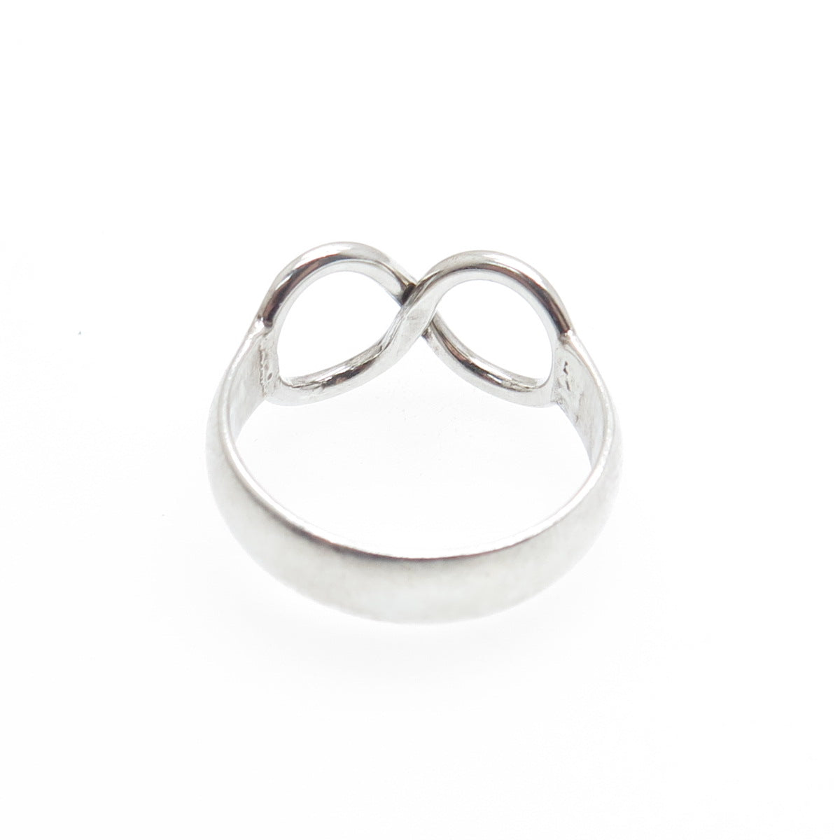 925 Sterling Silver Vintage Infinity Ring Size 7.75
