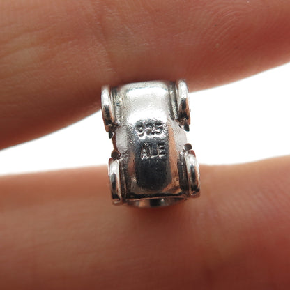 PANDORA 925 Sterling Silver Baby Carriage / Stroller Slide Bead Charm