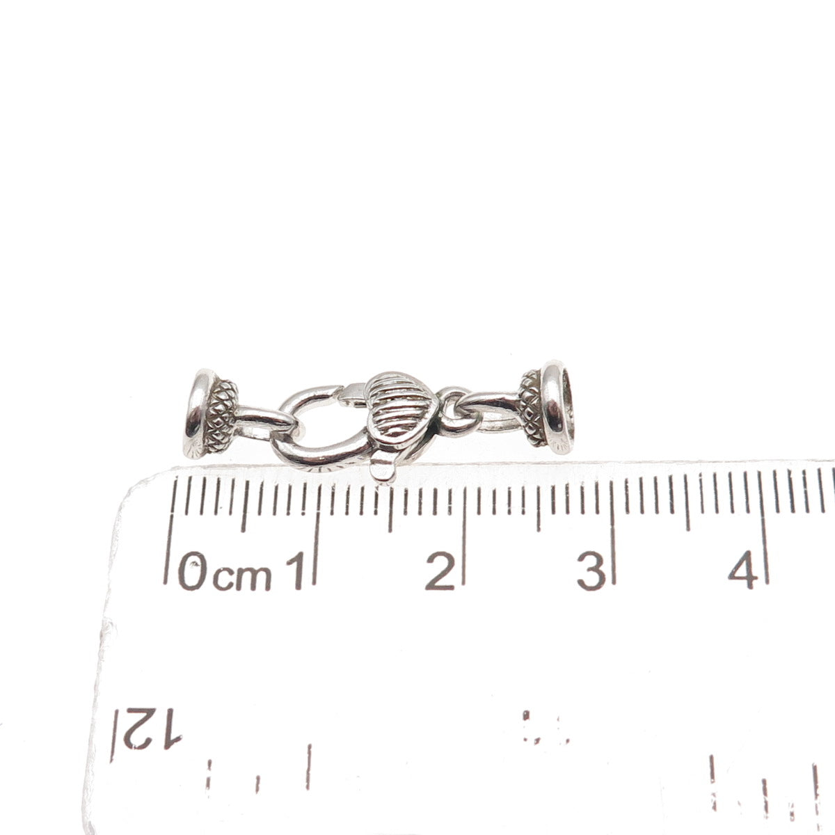 925 Sterling Silver Heart Lobster Lock Clasp Bracelet / Necklace Ends
