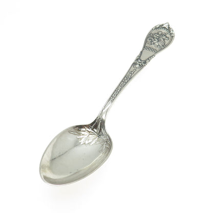 GORHAM 925 Sterling Silver Antique Art Deco Aquarius Zodiac January Coffee Spoon