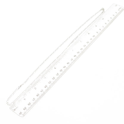 P. Lux 925 Sterling Silver Italy Figaro Chain Necklace 22"