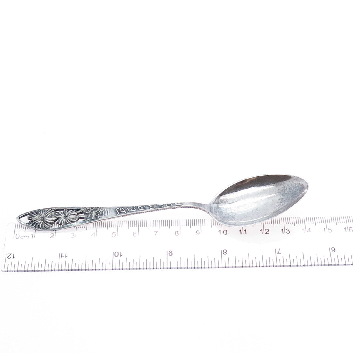 CHARLES M. ROBBINS 925 Sterling Silver Antique Art Deco Bermuda Coffee Spoon