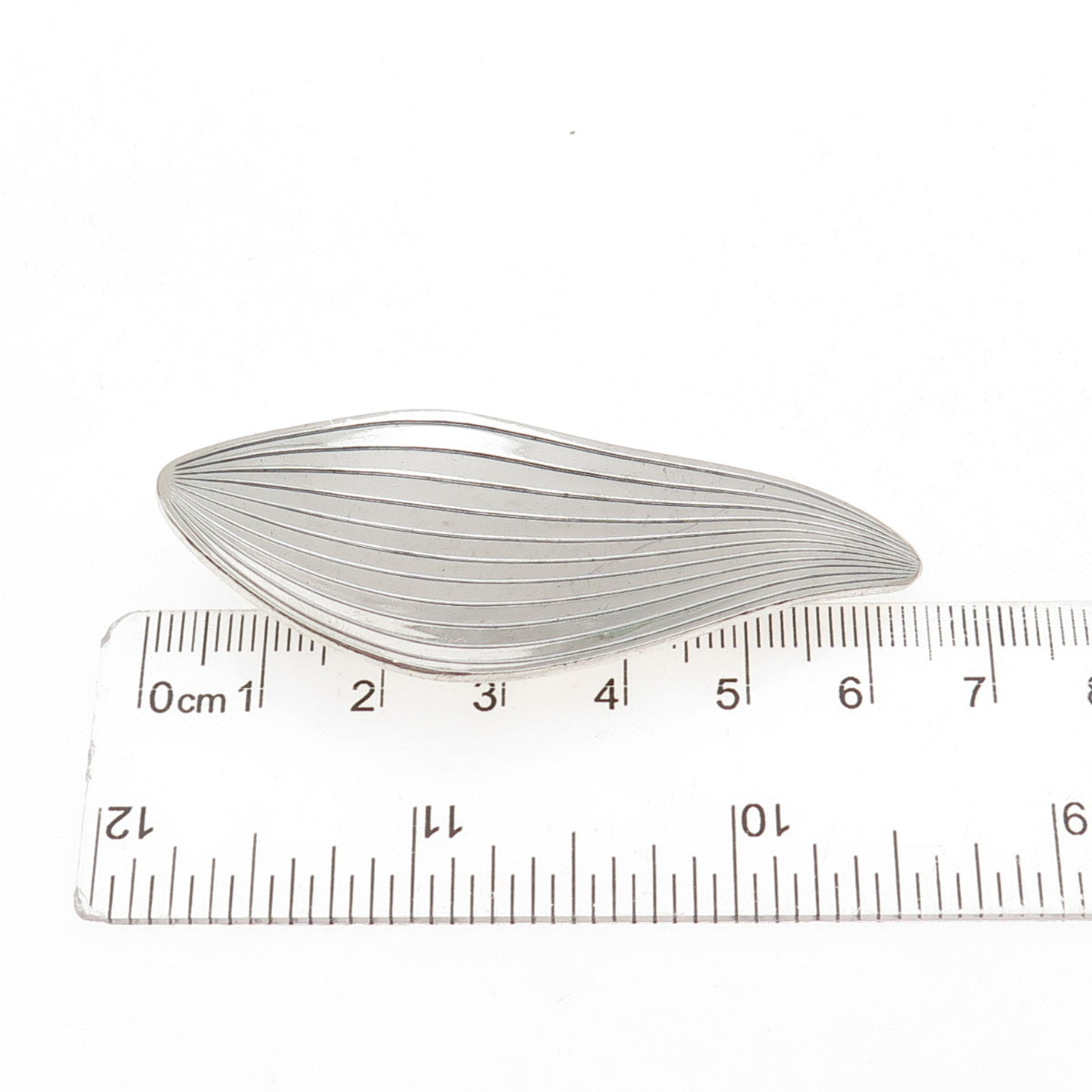 Anton Michelsen & Eigil Jensen 925 Sterling Vintage Denmark Modernist Pin Brooch