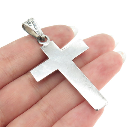 925 Sterling Silver Vintage Mexico Cross Pendant