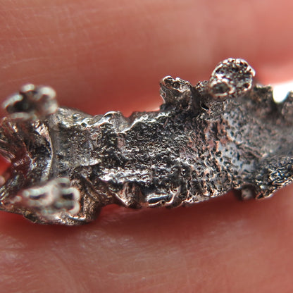 925 Sterling Silver Vintage Cocker Spaniel Dog Oxidized 3D Miniature
