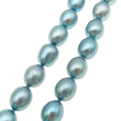 Barbara Bixby 925 Sterling Silver 18K Gold Real Pearl Beaded Necklace 18"