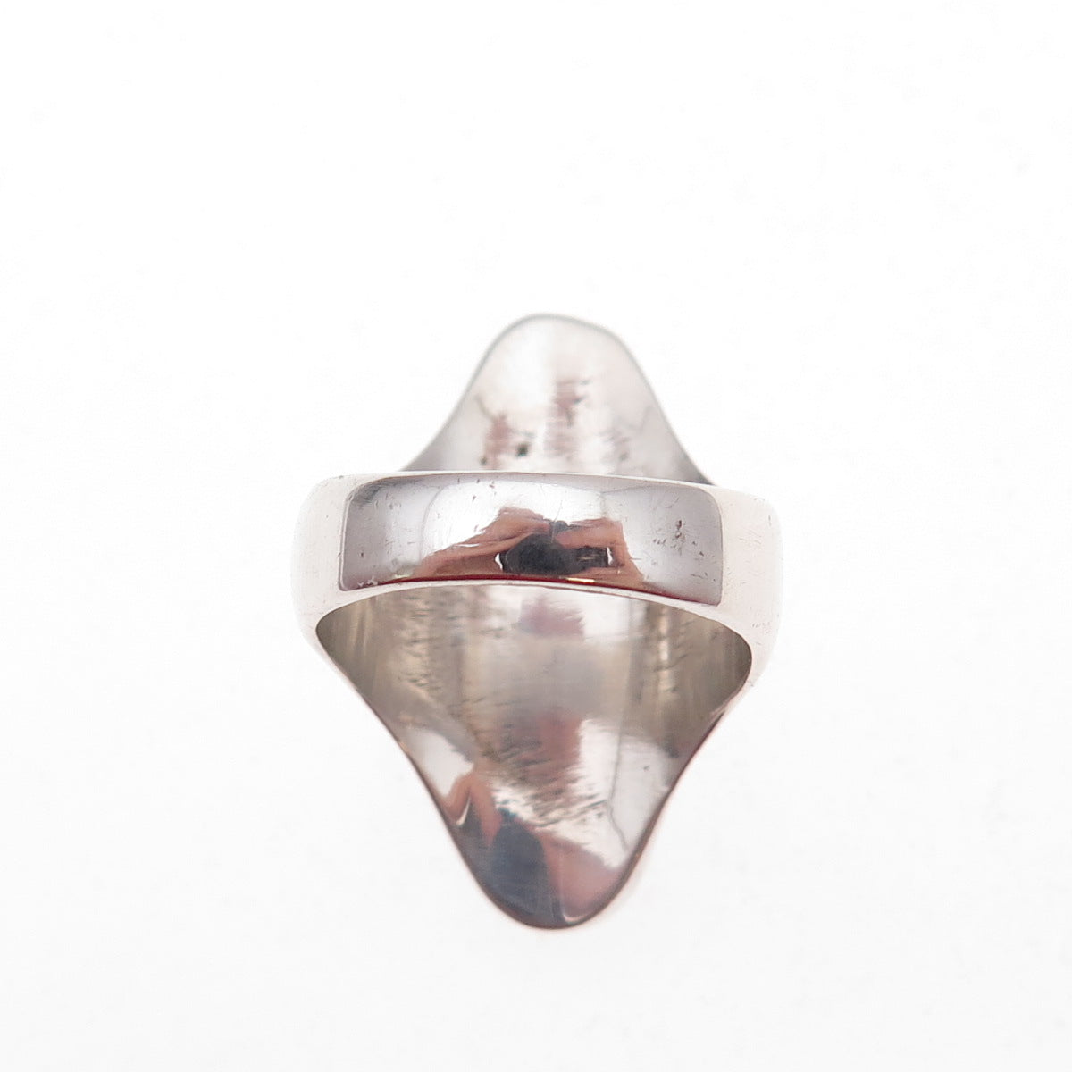 Joseph Cleary 925 Sterling Silver Vintage Real Abalone Shell Ring Size 6.5