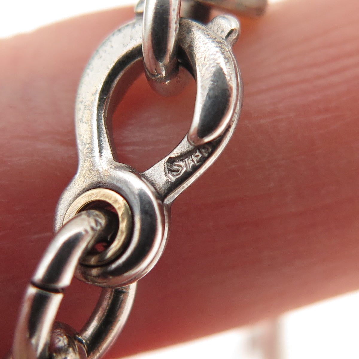 Jacoby Bender 925 Sterling Silver Vintage ID Bracelet 7.5"