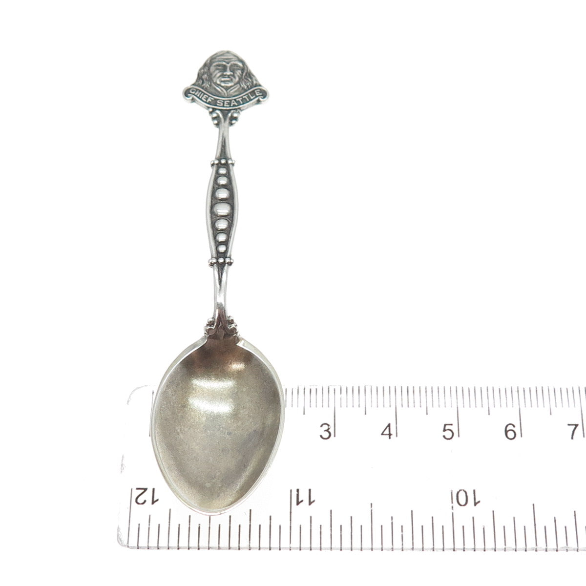 JOSEPH MAYER Sterling Vintage 1962 Chief Seattle States & Cities Coffee Spoon