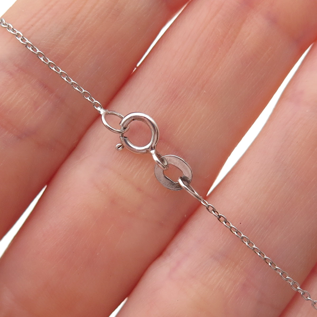 Chuck Clemency Sterling Silver Real Tanzanite Floral Cable Chain Necklace 20"