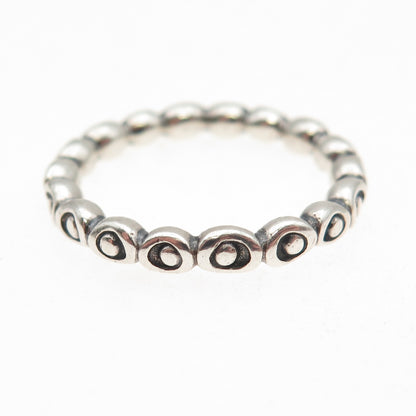 PANDORA 925 Sterling Silver Celebration Band Ring Size 7.5