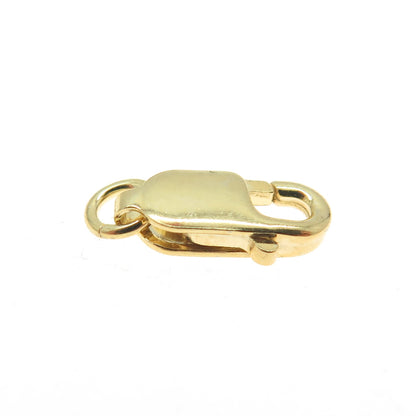 925 Sterling Silver Gold Plated Lobster Lock Clasp for Bracelet / Necklace