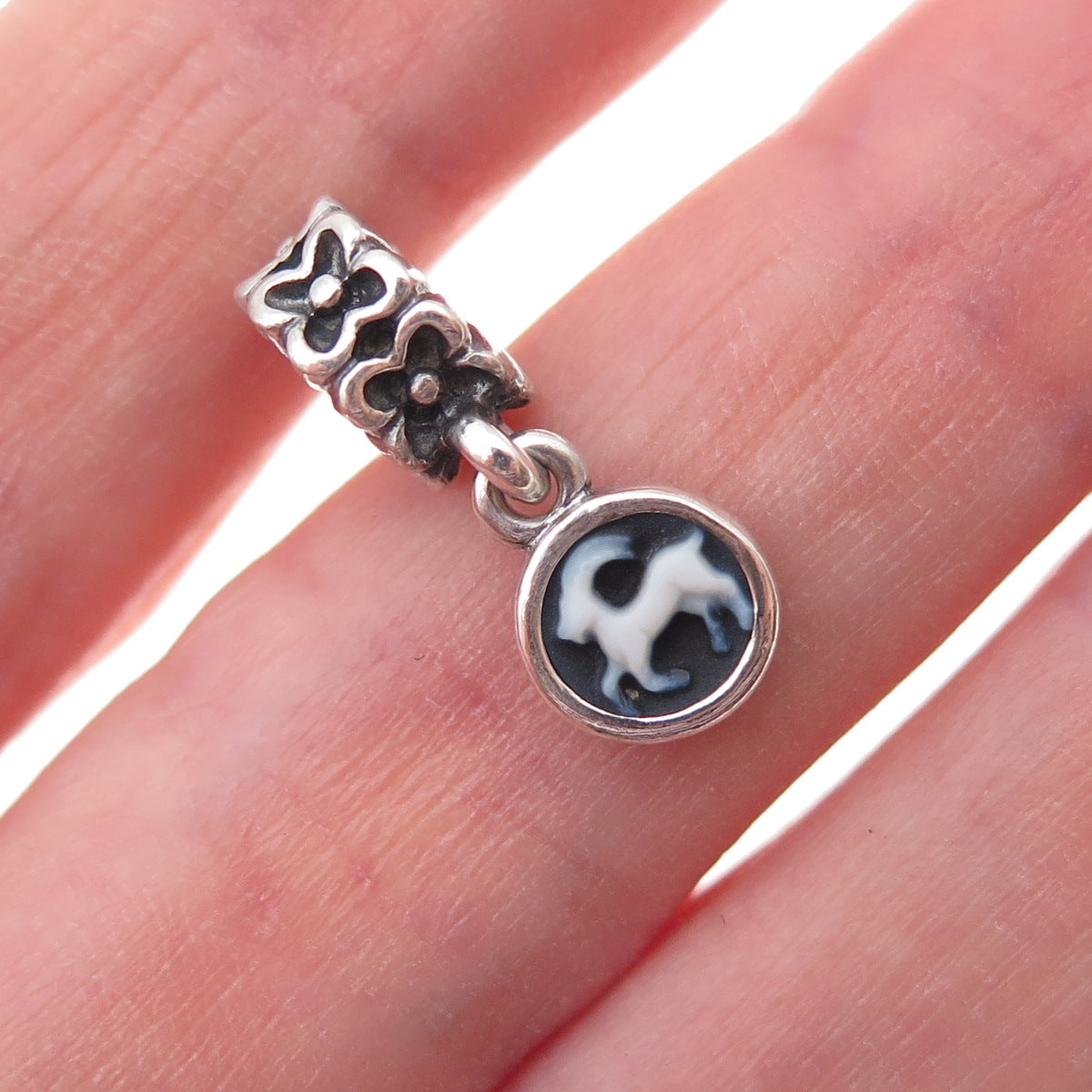 Pandora 925 Sterling Silver Capricorn Zodiac Sign Dangle Charm