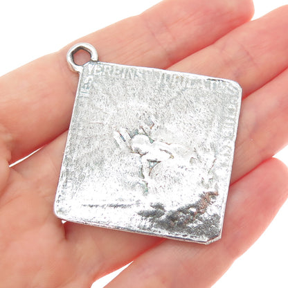 900 Coin Silver Antique Kingdom of Bavaria Luitpold 1886-1912 Medal Pendant