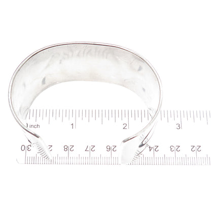 Old Pawn Hopi 925 Sterling Silver Vintage Southwestern Adjustable Bracelet 6.5"