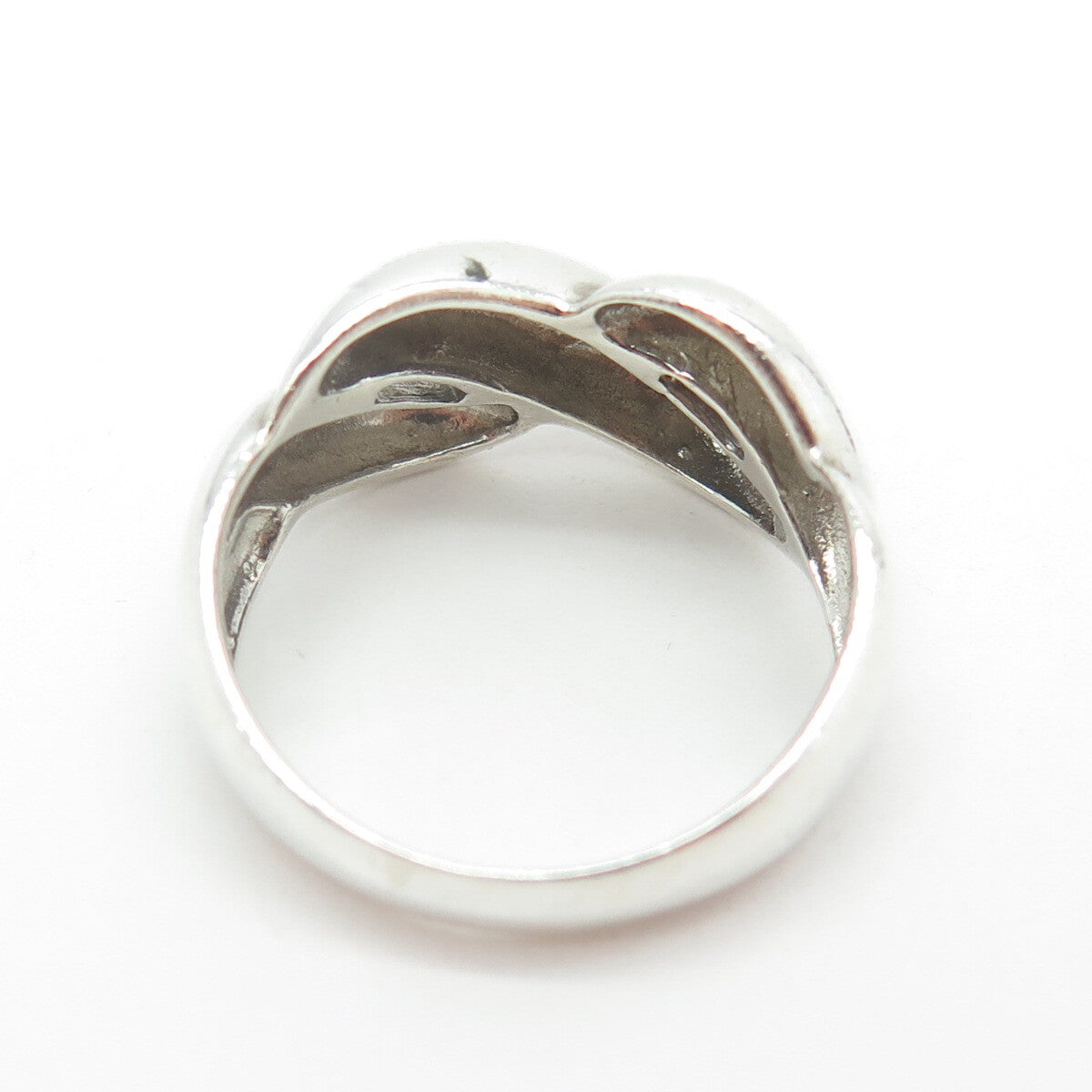 CHAPAL ZENRAY 925 Sterling Silver Vintage Modernist Ring Size 9