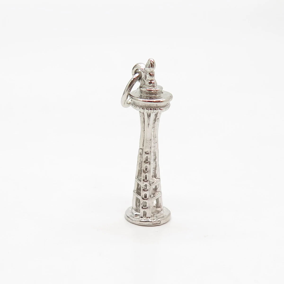 925 Sterling Silver Vintage H.L.P. Tower Pendant