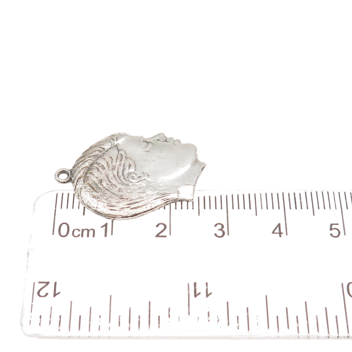 925 Sterling Silver Vintage Boy Profile Mini Charm Pendant