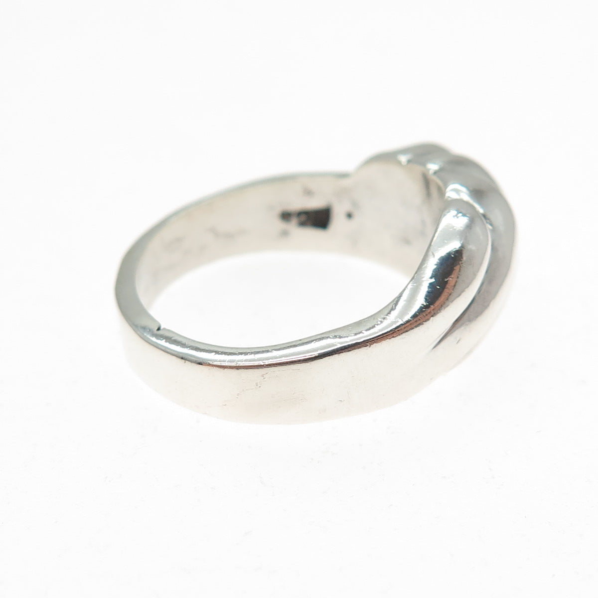 925 Sterling Silver Vintage Mexico Modernist Wing Ring Size 7.5