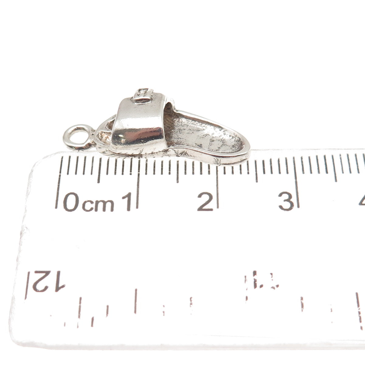 Sunwest 925 Sterling Silver Vintage Sandal Oxidized 3D Charm Pendant