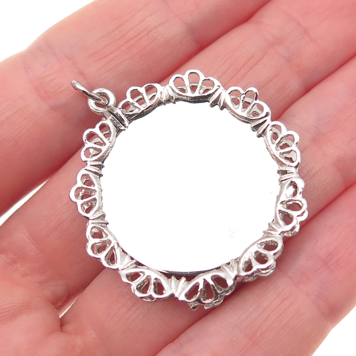 JAY POSON 925 Sterling Silver Vintage Sagittarius Zodiac Sign Charm Pendant
