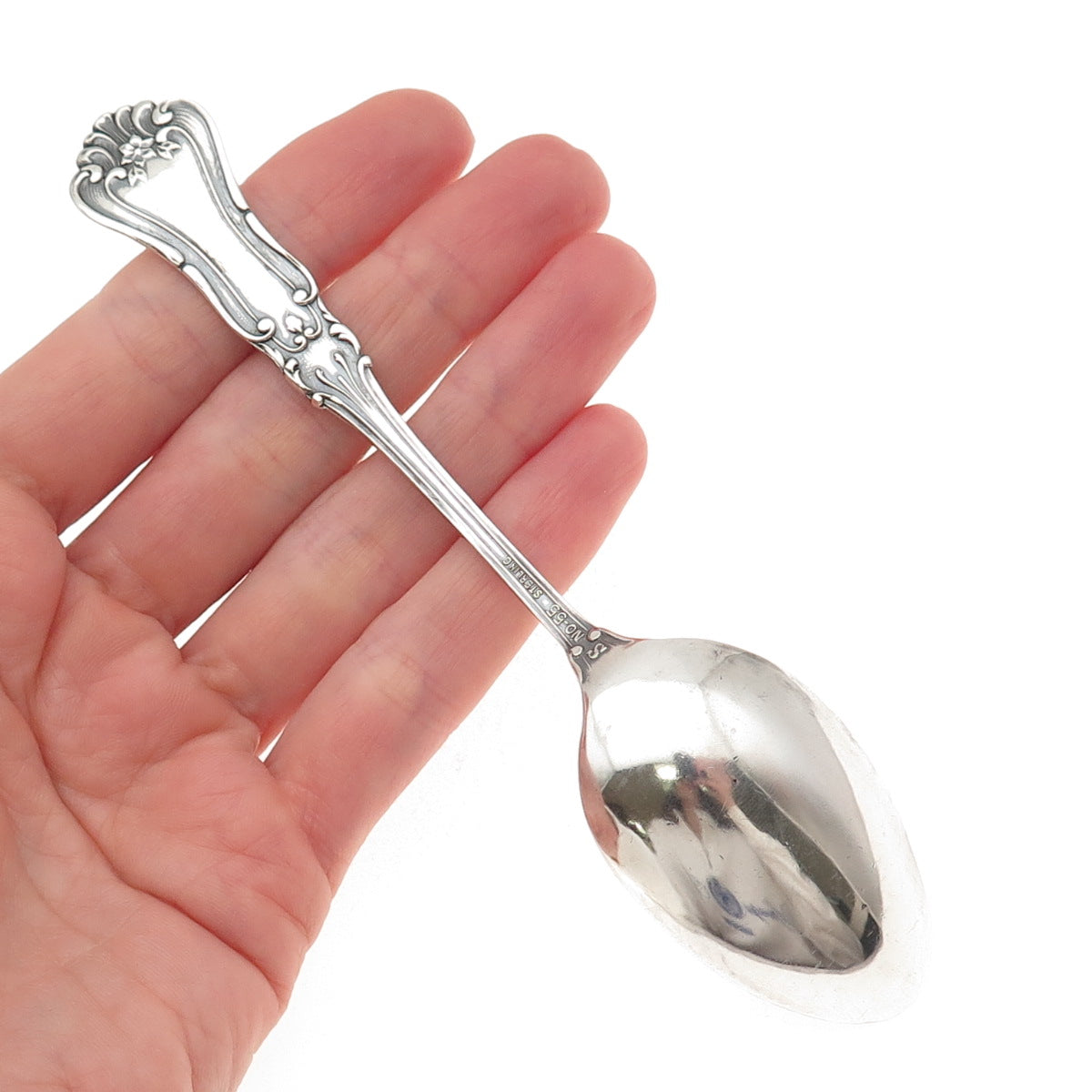 Shepard 925 Sterling Silver Antique Art Deco Niagara Falls Coffee Spoon #55