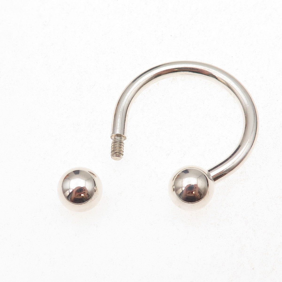 Tiffany & Co. 925 Sterling Silver Vintage 2001 Screw-Off Ball Key Ring