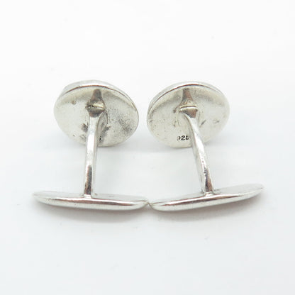 925 Sterling Silver Vintage Modernist Cufflinks