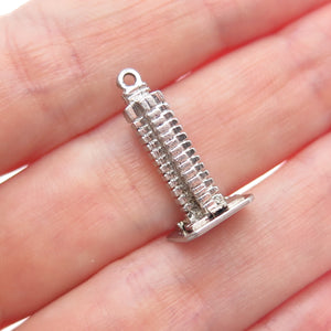 925 Sterling Silver Vintage Place Ville Marie Montreal Minimalist Charm Pendant