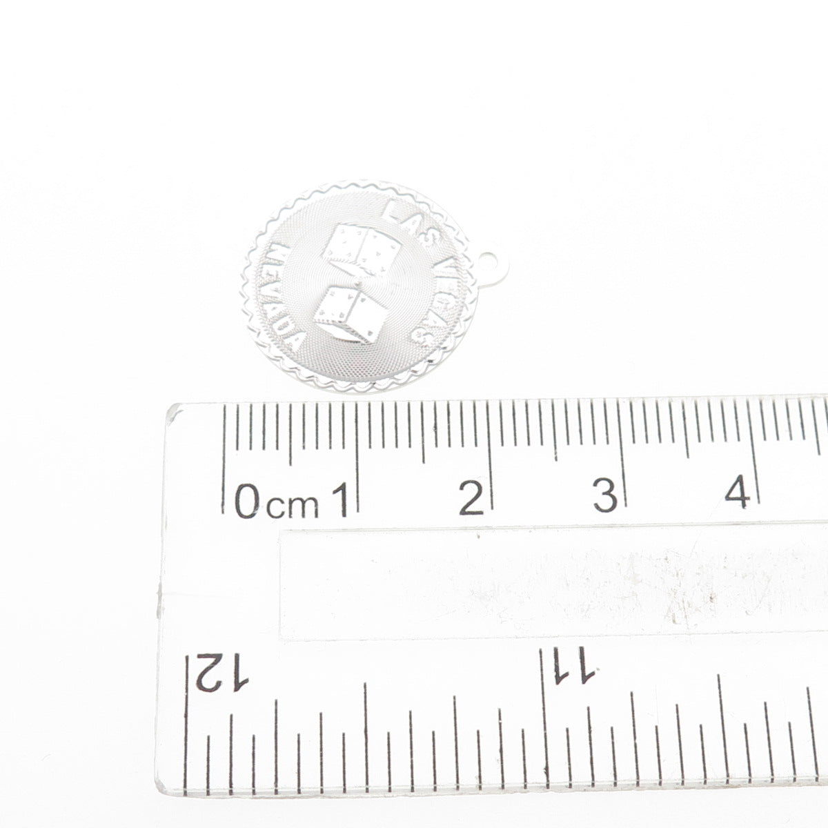 925 Sterling Silver Vintage Casino Dice Las Vegas Nevada Charm Pendant