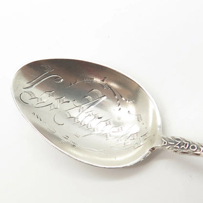 925 Sterling Silver Antique Joseph Mayer Bros Eureka CA States & Cities Spoon