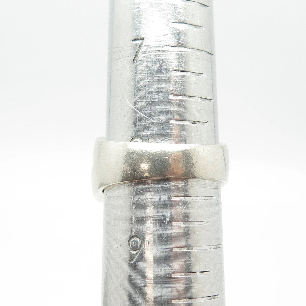 925 Sterling Silver Vintage Wide Crisscross Cocktail Ring Size 8.25