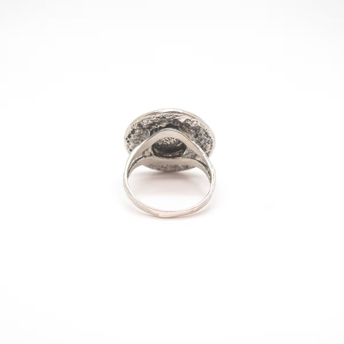 925 Sterling Silver Vintage Modernist Ring Size 9