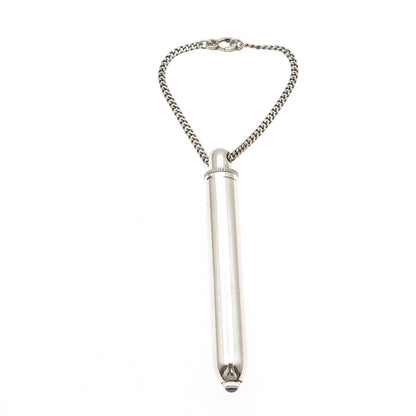 Tiffany & Co. 925 Sterling Silver Vintage Chatelaine Flashlight Fob w/ Chain