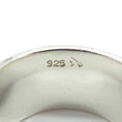SILPADA 925 Sterling Silver Hammered Rotating Band Ring Size 8.5