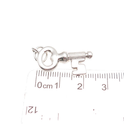 Artlinea 925 Sterling Silver Vintage Key Charm Pendant