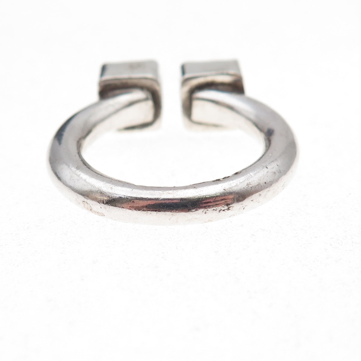 Versani 925 Sterling Silver Vintage Real Citrine Adjustable Ring Size 6.75
