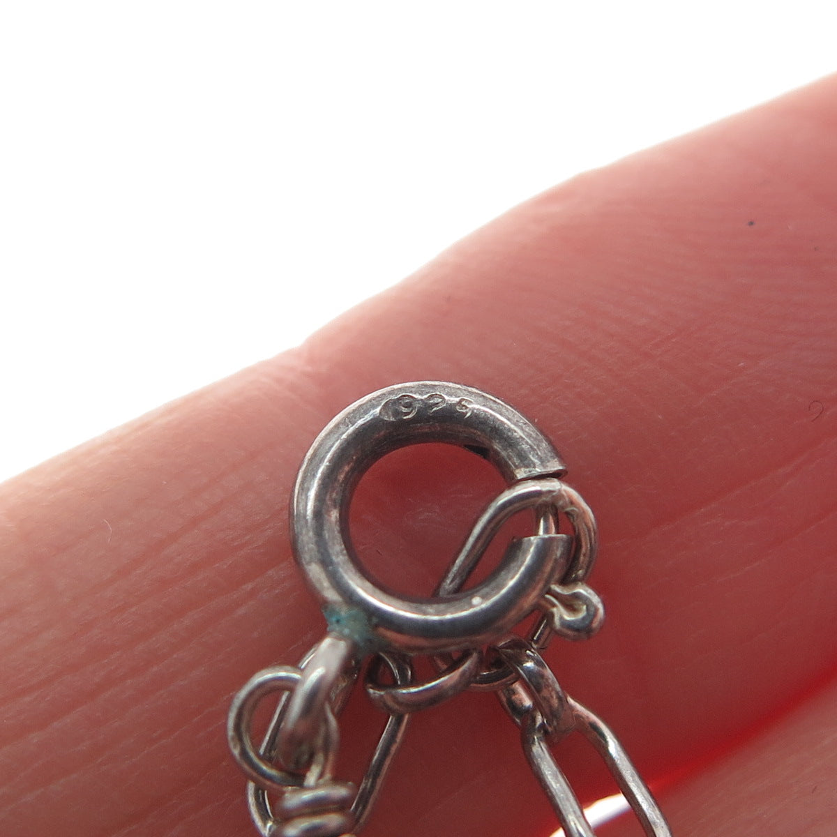 CAROLYN POLLACK Sterling Vintage Southwestern Lapis Gem Oxidized Necklace 22-24"