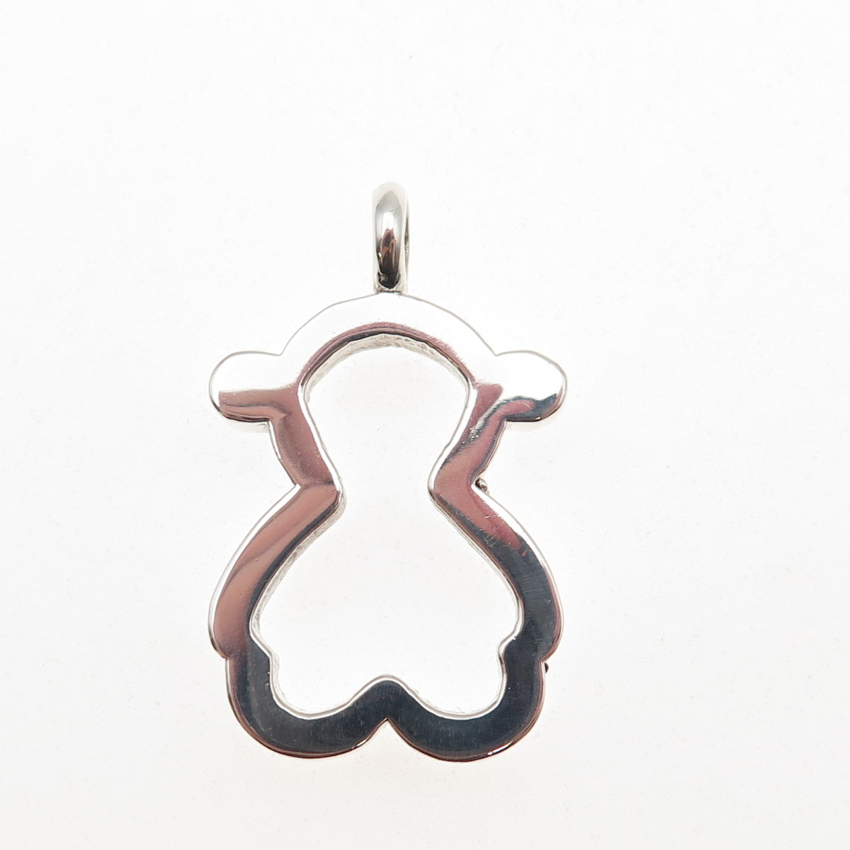 925 Sterling Silver Vintage Teddy Bear Charm Pendant