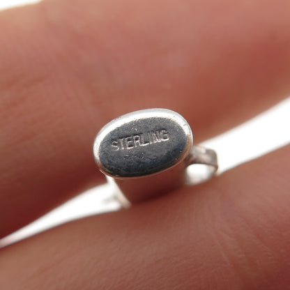 925 Sterling Silver Antique Art Deco Golf Club Mini 3D Charm Pendant