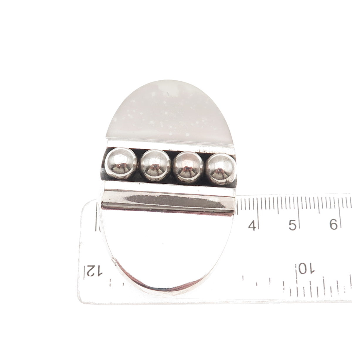 Kalevala Koru Heikki Kaksonen 916H Silver Vintage 1962 Finland Beaded Pin Brooch