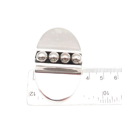 Kalevala Koru Heikki Kaksonen 916H Silver Vintage 1962 Finland Beaded Pin Brooch