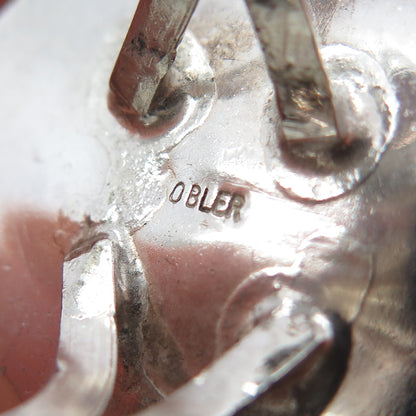 Erwin Tobler Navajo Old Pawn 925 Sterling Silver Vintage Turquoise Ring Size 11