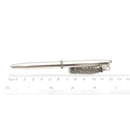 Tiffany & Co. 925 Sterling Silver Vintage Tassel Chain Ballpoint Pen
