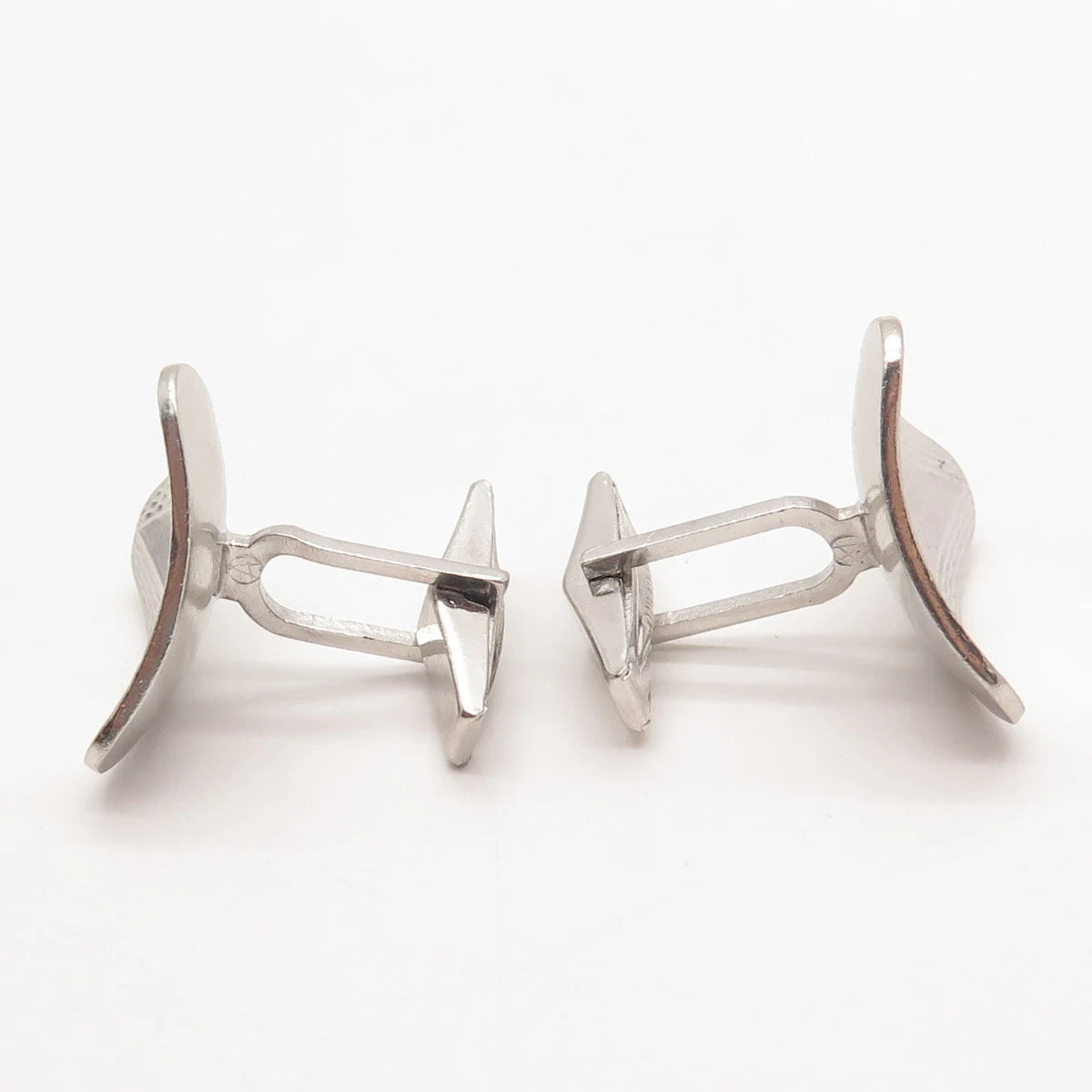 925 Sterling Silver Vintage Textured Cufflinks