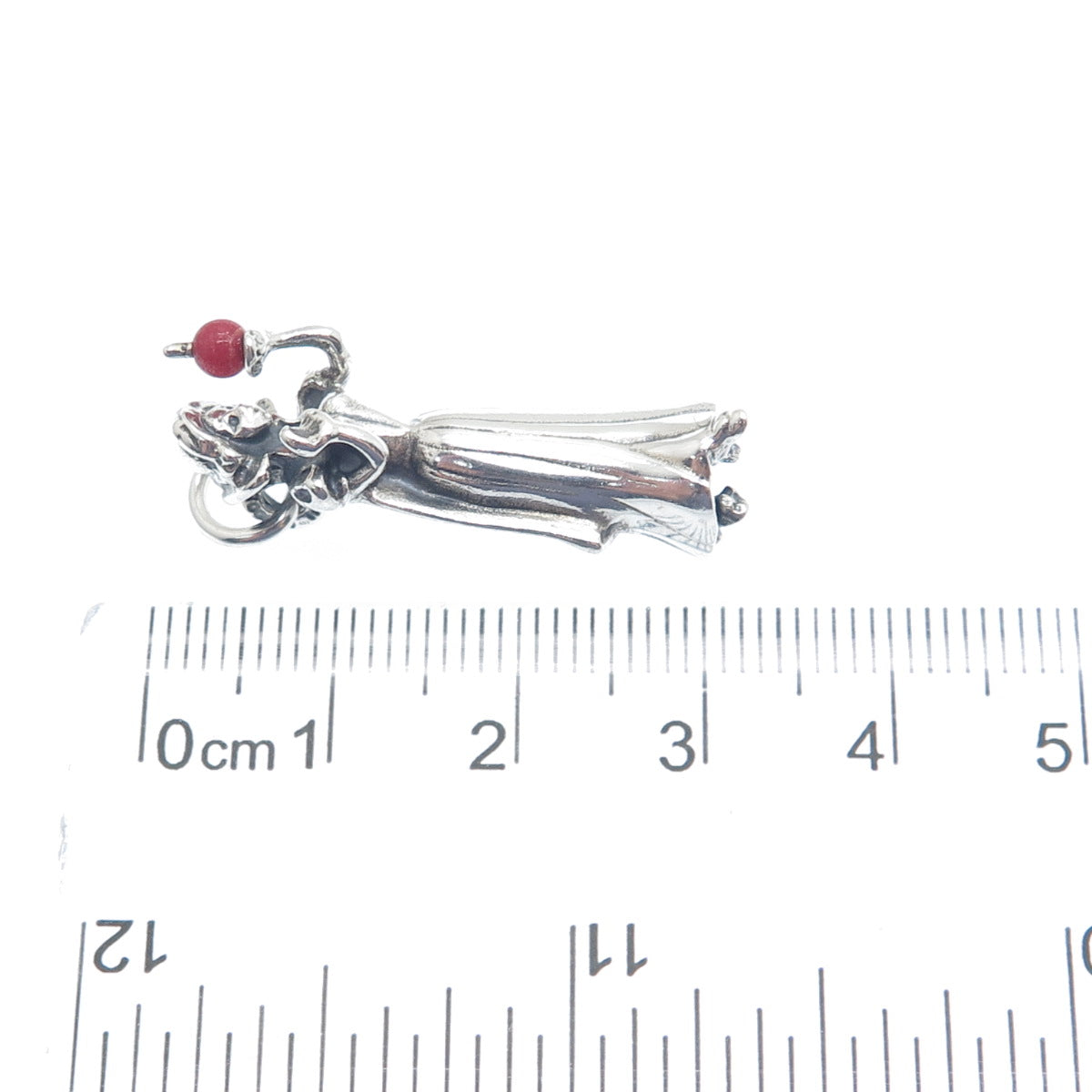 CELLINI 925 Sterling Silver Vintage Enamel Limited Edition Snow White 3D Pendant