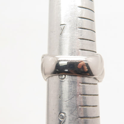 925 Sterling Silver Apatite Ribbed Crossover Ring Size 8