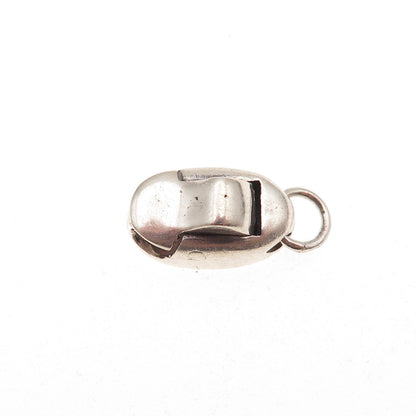 925 Sterling Silver Vintage Bracelet / Necklace Box Lock Clasp